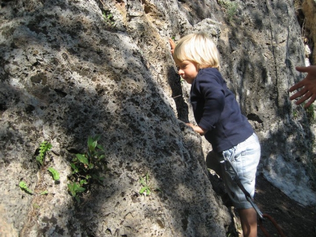Pequenos alpinistas crescem 